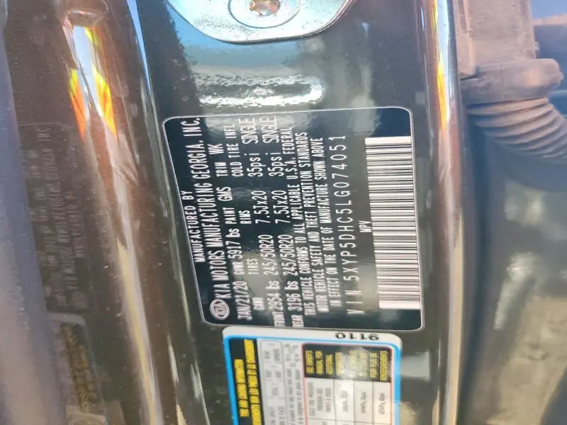 2020 KIA TELLURIDE SX  