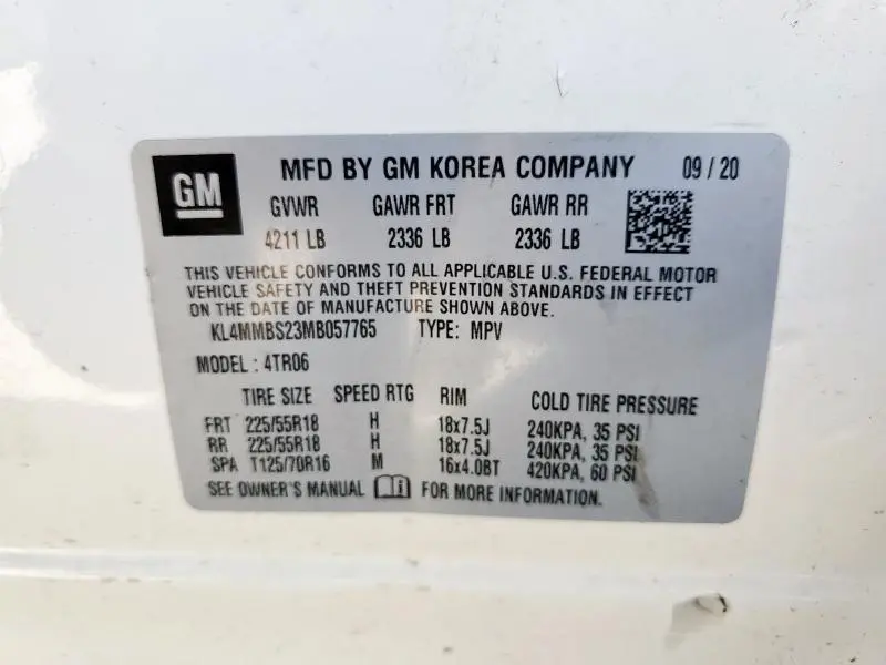 2021 BUICK ENCORE GX PREFERRED  