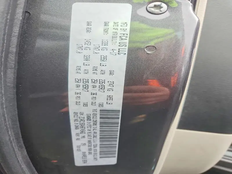 2017 CHRYSLER PACIFICA TOURING L  