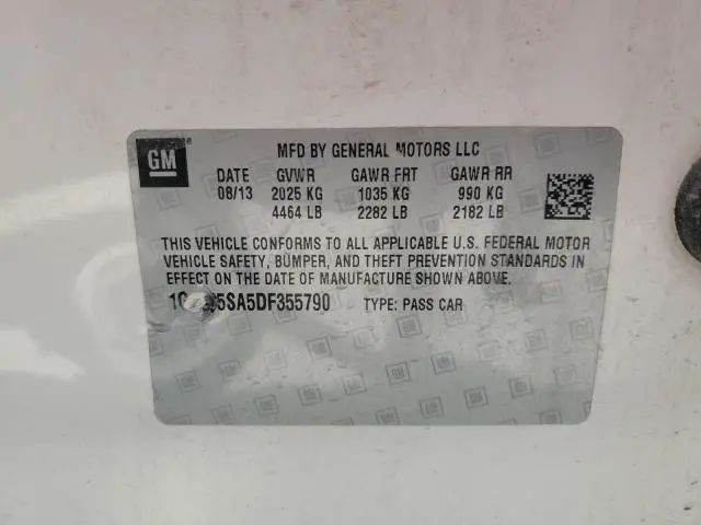 2013 CHEVROLET MALIBU 1LT  