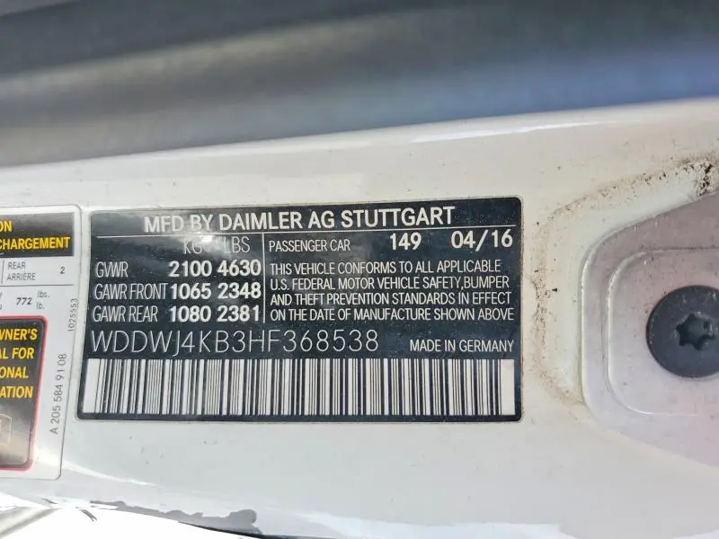 2017 MERCEDES-BENZ C 300 4MATIC  