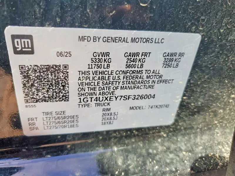 2025 GMC SIERRA K2500 DENALI ULTIMATE  
