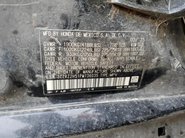 2023 HONDA HR-V SPORT  