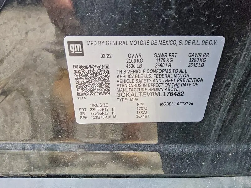 2022 GMC TERRAIN SLE  