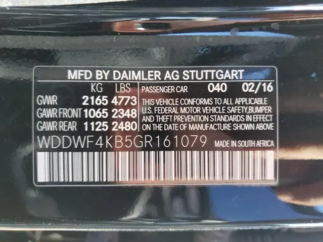 2016 MERCEDES-BENZ C 300 4MATIC  