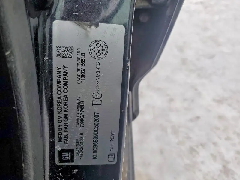 2013 CHEVROLET SPARK LS  