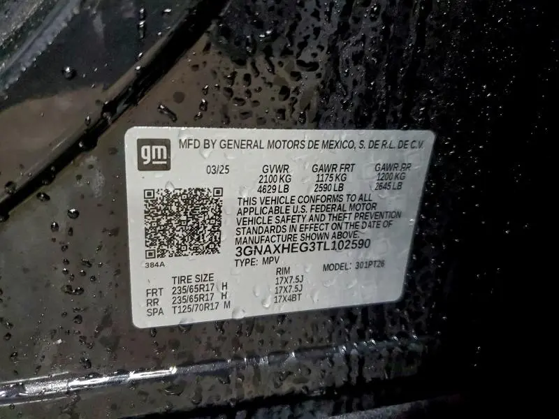 2026 CHEVROLET EQUINOX LT  