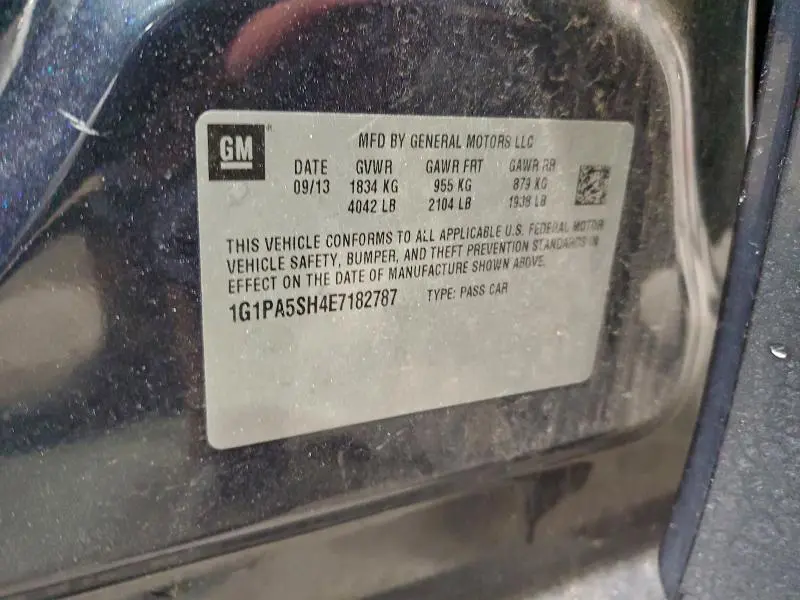 2014 CHEVROLET CRUZE LS  