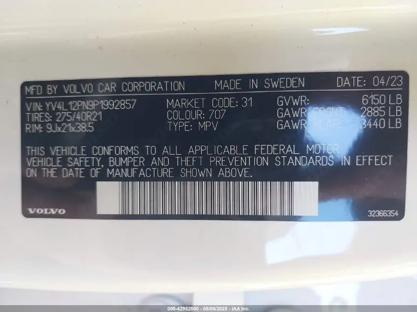 2023 VOLVO XC90 B5 PLUS
