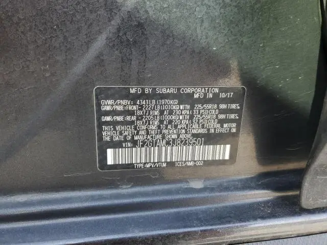 2018 SUBARU CROSSTREK LIMITED