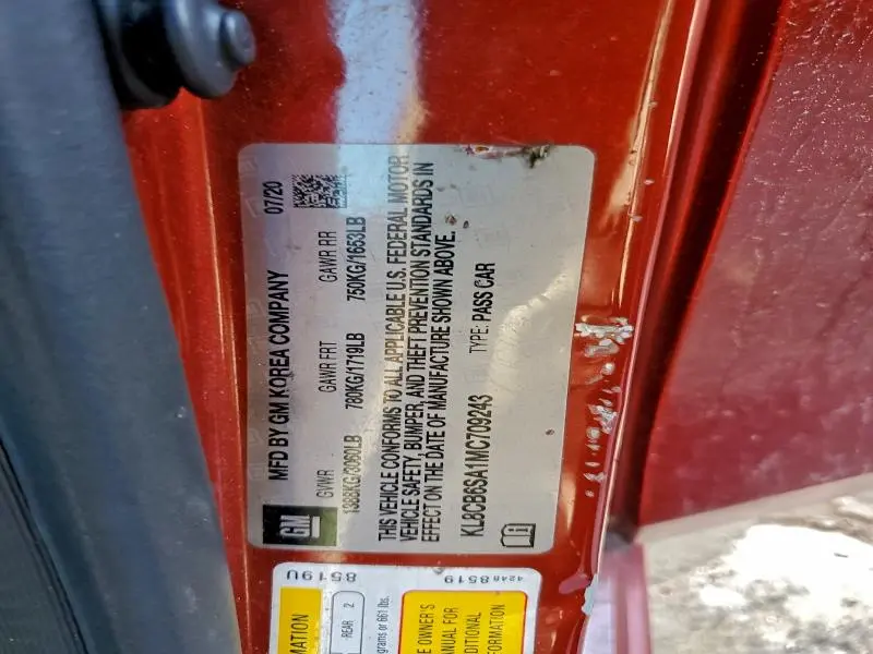 2021 CHEVROLET SPARK LS  