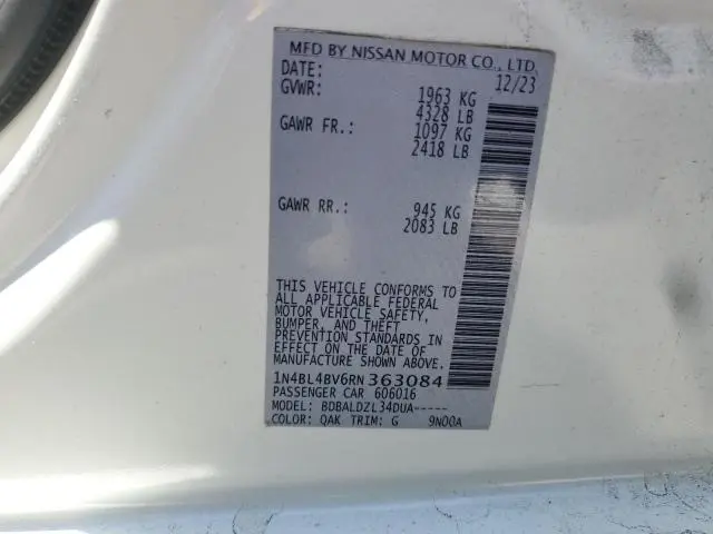 2024 NISSAN ALTIMA S  
