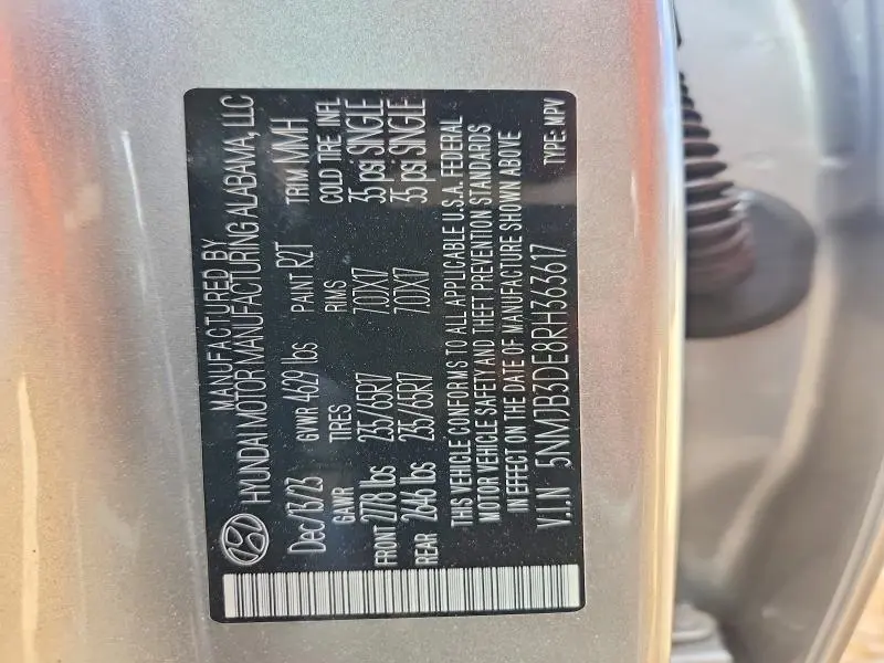 2024 HYUNDAI TUCSON SEL  