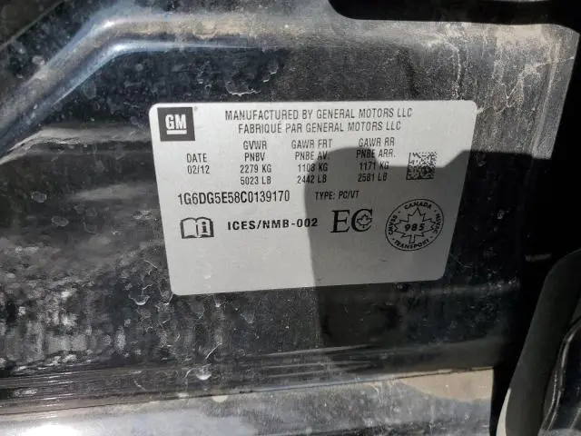 2012 CADILLAC CTS LUXURY COLLECTION  