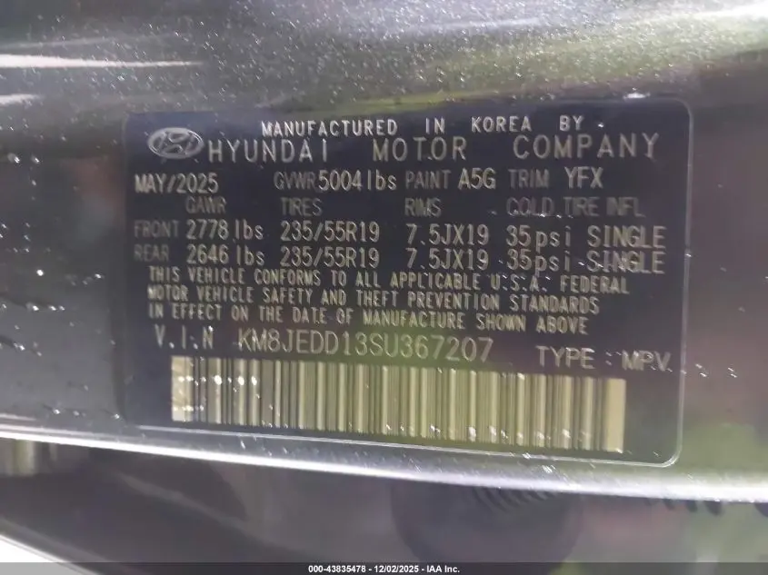 2025 HYUNDAI TUCSON HYBRID LIMITED