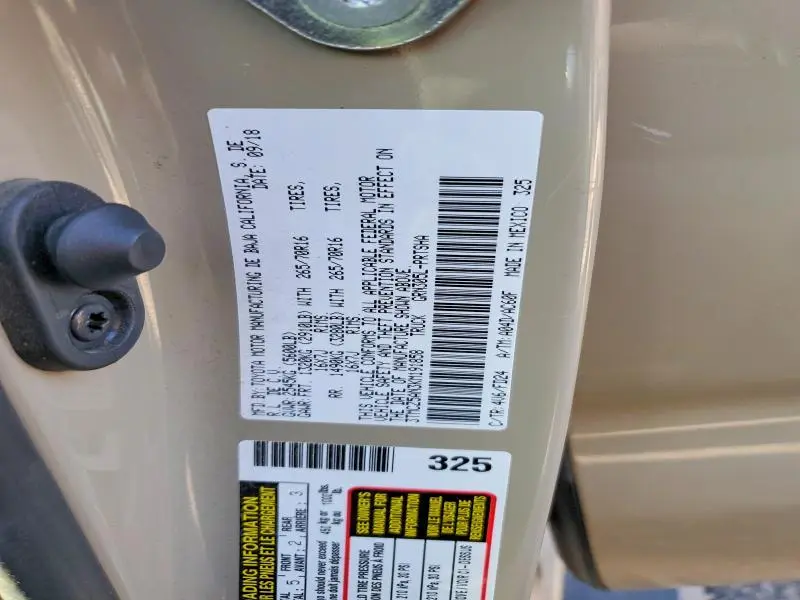 2019 TOYOTA TACOMA TRD OFF ROAD  