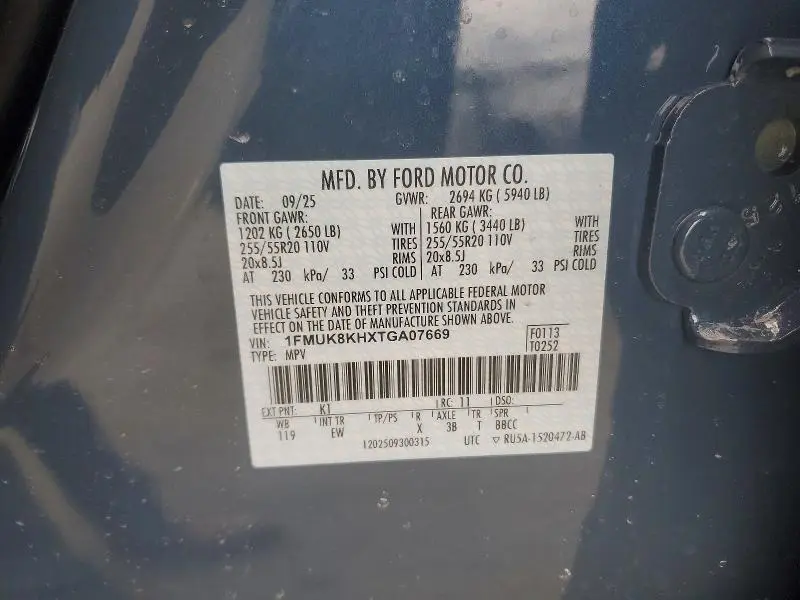 2026 FORD EXPLORER ST-LINE  