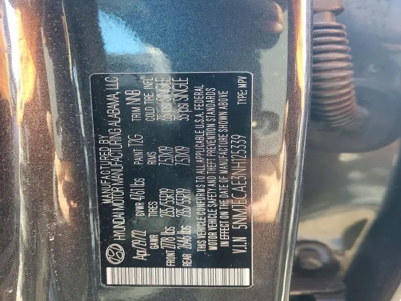 2022 HYUNDAI TUCSON LIMITED  