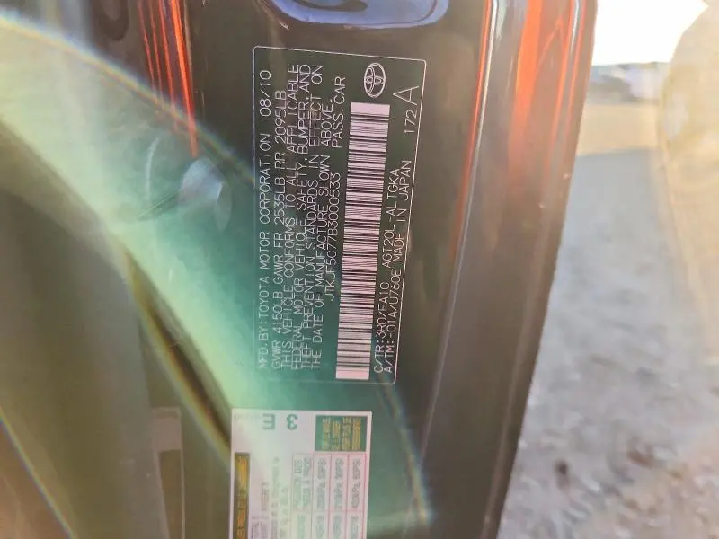 2011 TOYOTA SCION TC   