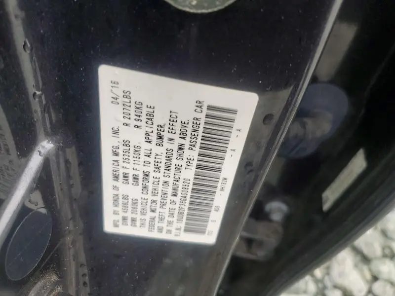 2016 ACURA TLX   