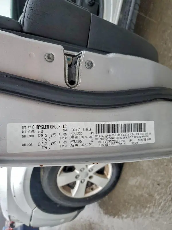 2012 DODGE JOURNEY SXT  