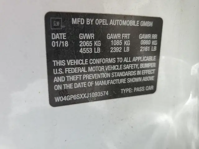 2018 BUICK REGAL ESSENCE  