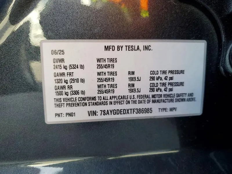2026 TESLA MODEL Y   