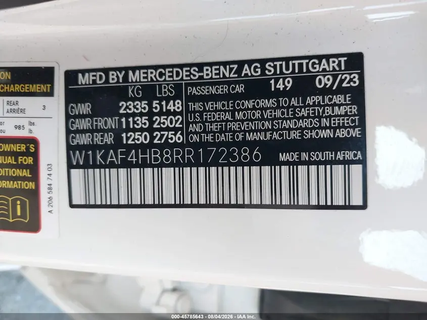 2024 MERCEDES-BENZ C 300  
