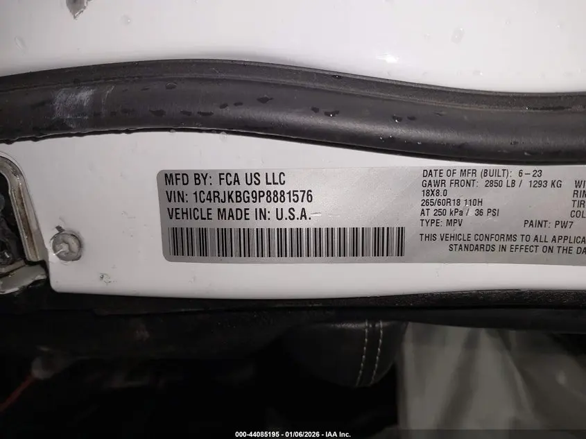 2023 JEEP GRAND CHEROKEE L LIMITED 4X4