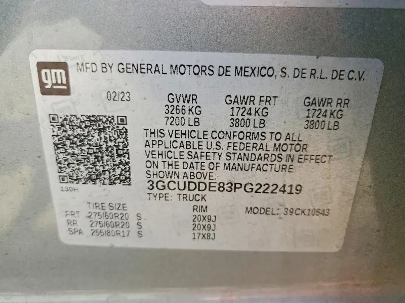 2023 CHEVROLET SILVERADO K1500 LT  