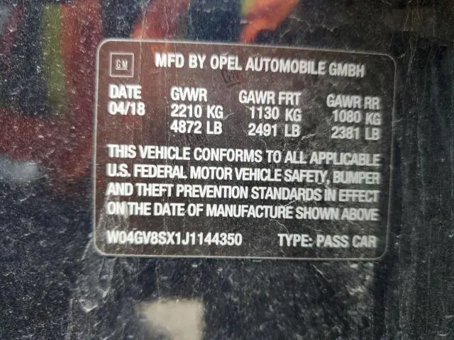 2018 BUICK REGAL TOURX ESSENCE  