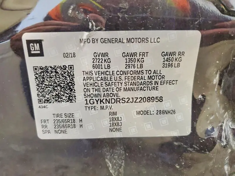 2018 CADILLAC XT5 LUXURY  