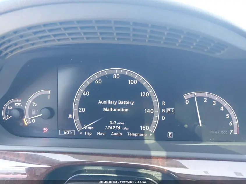 2013 MERCEDES-BENZ S 550 4MATIC