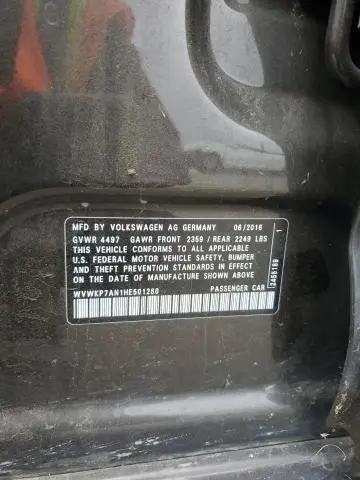 2017 VOLKSWAGEN CC SPORT  