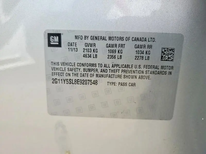 2014 CHEVROLET IMPALA LS  