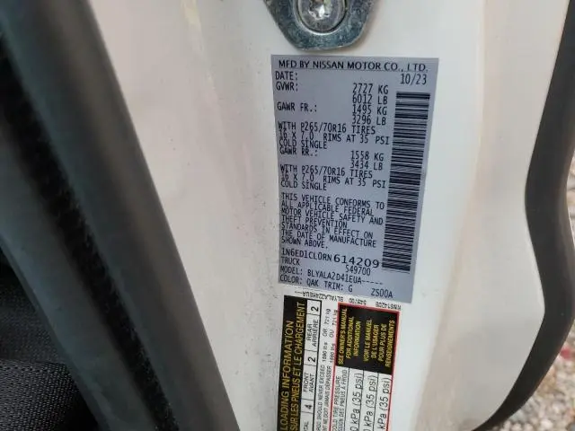 2024 NISSAN FRONTIER S  