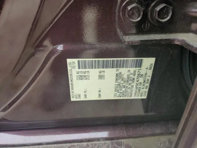 2014 NISSAN MAXIMA S  