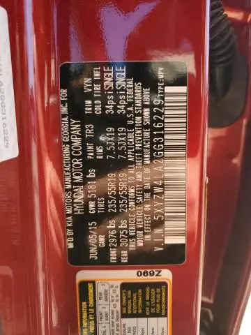 2016 HYUNDAI SANTA FE SPORT   