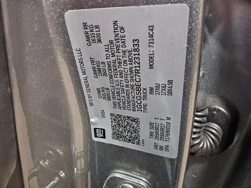 2024 CHEVROLET COLORADO   