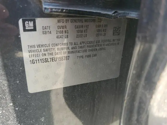 2014 CHEVROLET IMPALA LT