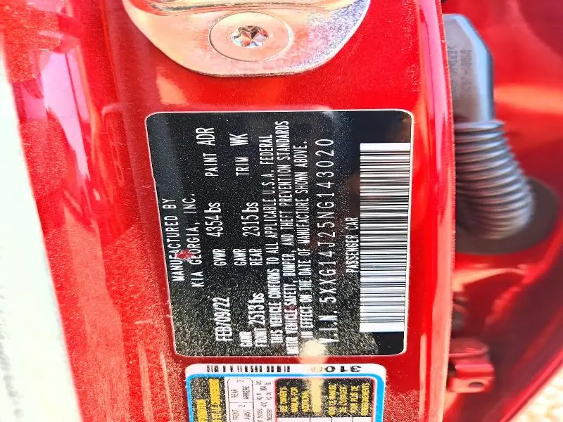 2022 KIA K5 LXS  