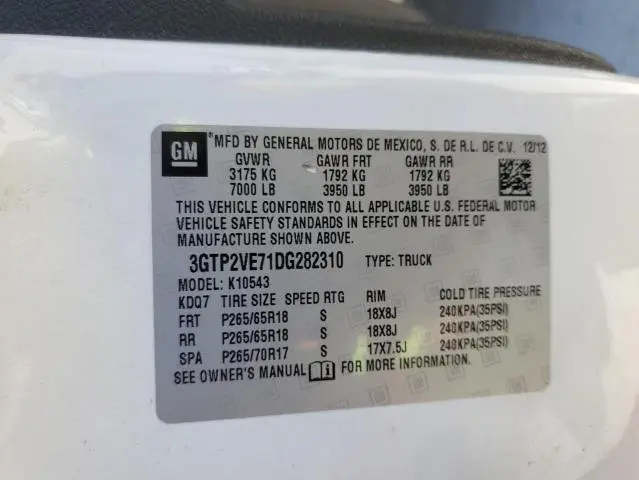 2013 GMC SIERRA K1500 SLE  