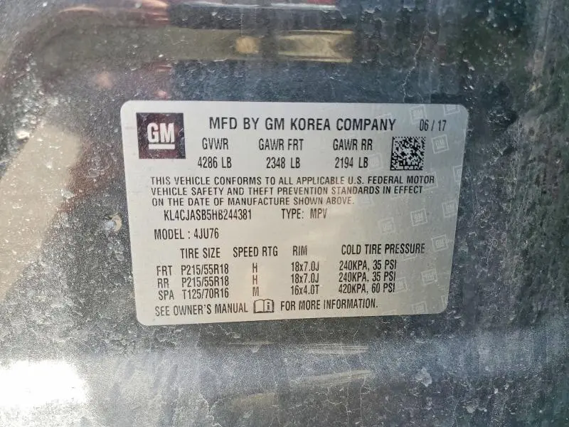 2017 BUICK ENCORE PREFERRED  