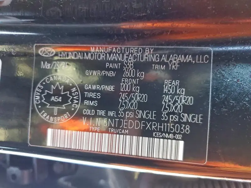 2024 HYUNDAI SANTA CRUZ LIMITED  