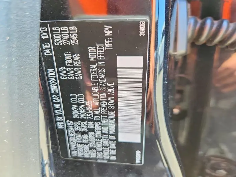2014 VOLVO XC60 3.2  