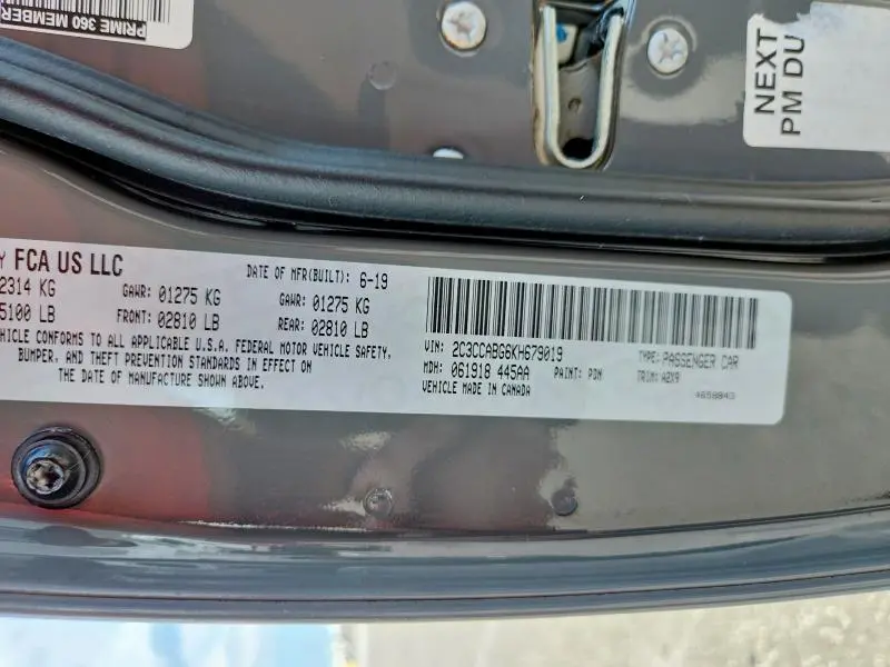 2019 CHRYSLER 300 S  