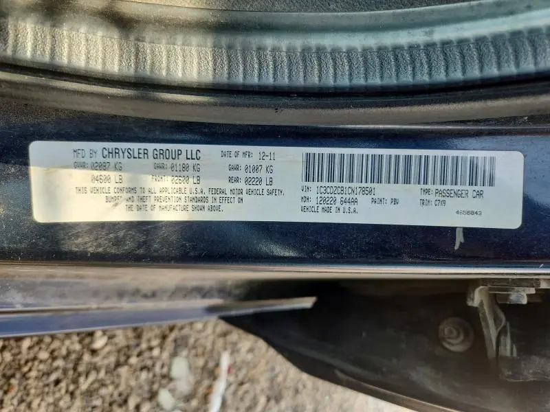 2012 DODGE AVENGER SXT  