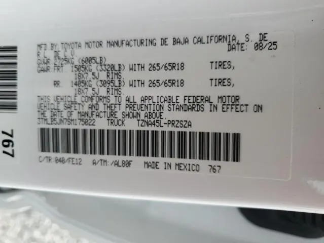 2025 TOYOTA TACOMA DOUBLE CAB  