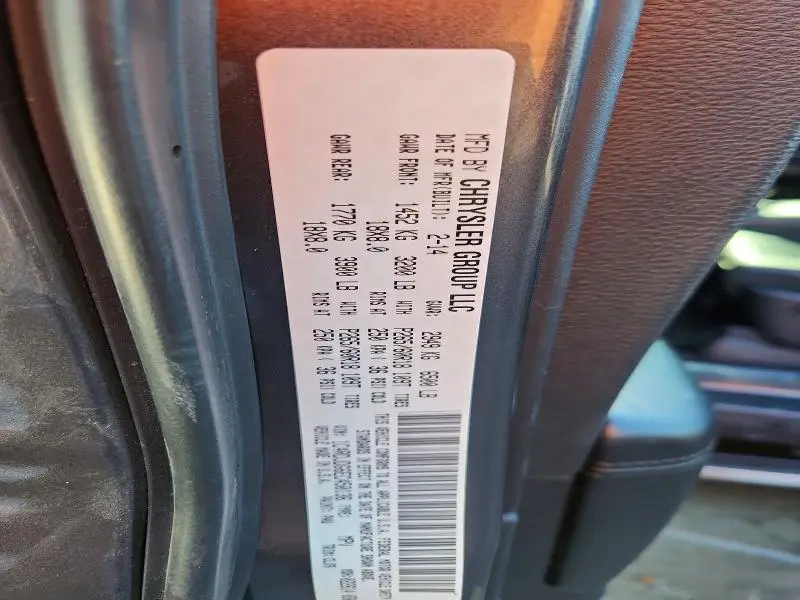 2014 DODGE DURANGO LIMITED  