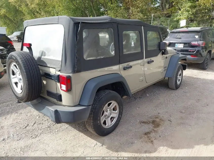 2017 JEEP WRANGLER UNLIMITED SPORT 4X4